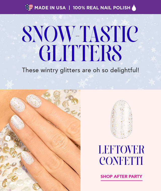 Shop glitters for a sparkly winter! Color Street