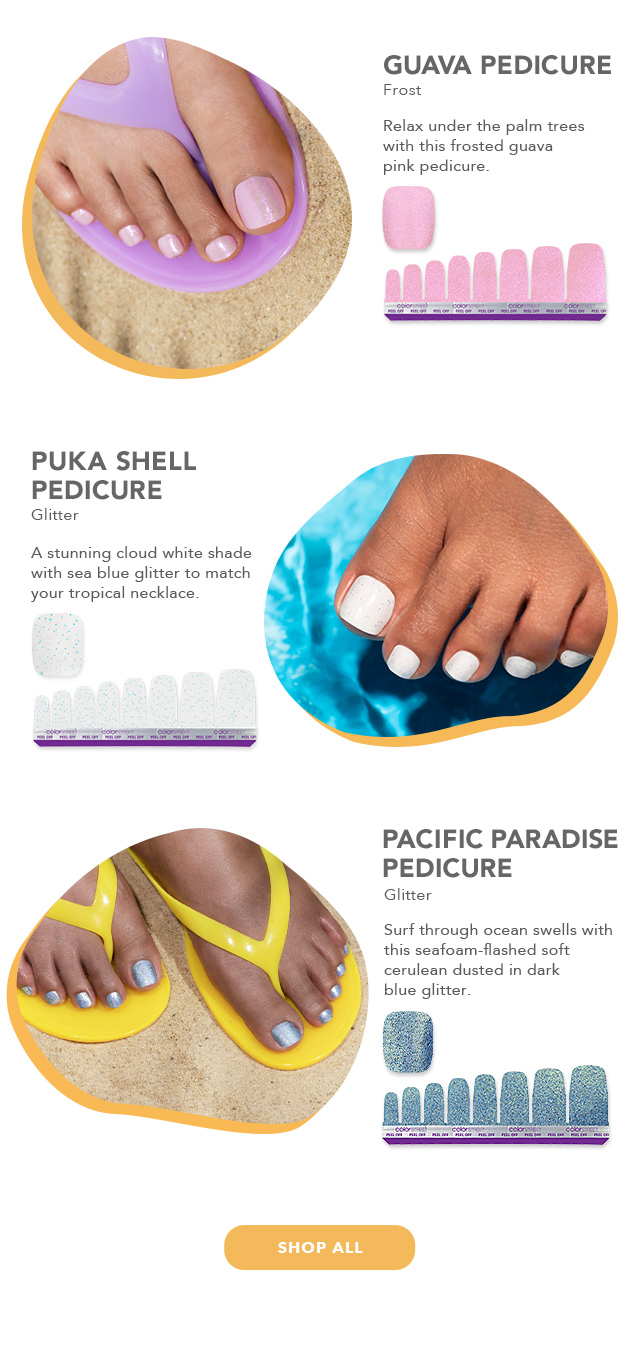 Get ready for summer with NEW pedicure shades! 🏝 Color Street
